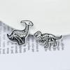 Anime Dinosaur Lapel Pin: Japanese & Korean Style Enamel Brooch for Men's Fashion