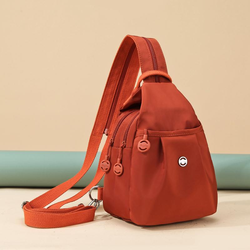 

Women s Multi-functional Backpack Large Capacity Chest Bag Lightweight Crossbody Bag фіолетовий