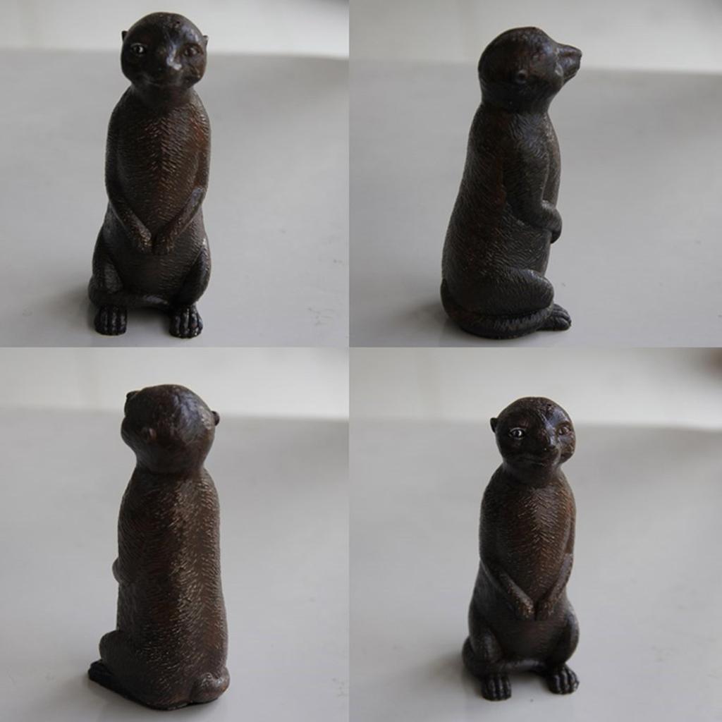 Flexuble Silicone Candle Mold 3D Meerkats Figurines Home Decoration Mould Creative Handmade Projects Accessories