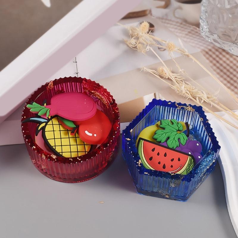 DIY Crystal Epoxy Resin Jar Mold Storage Box Tank Silicone Molds for DIY Jewelry Making Candy Box Container Casting Tool