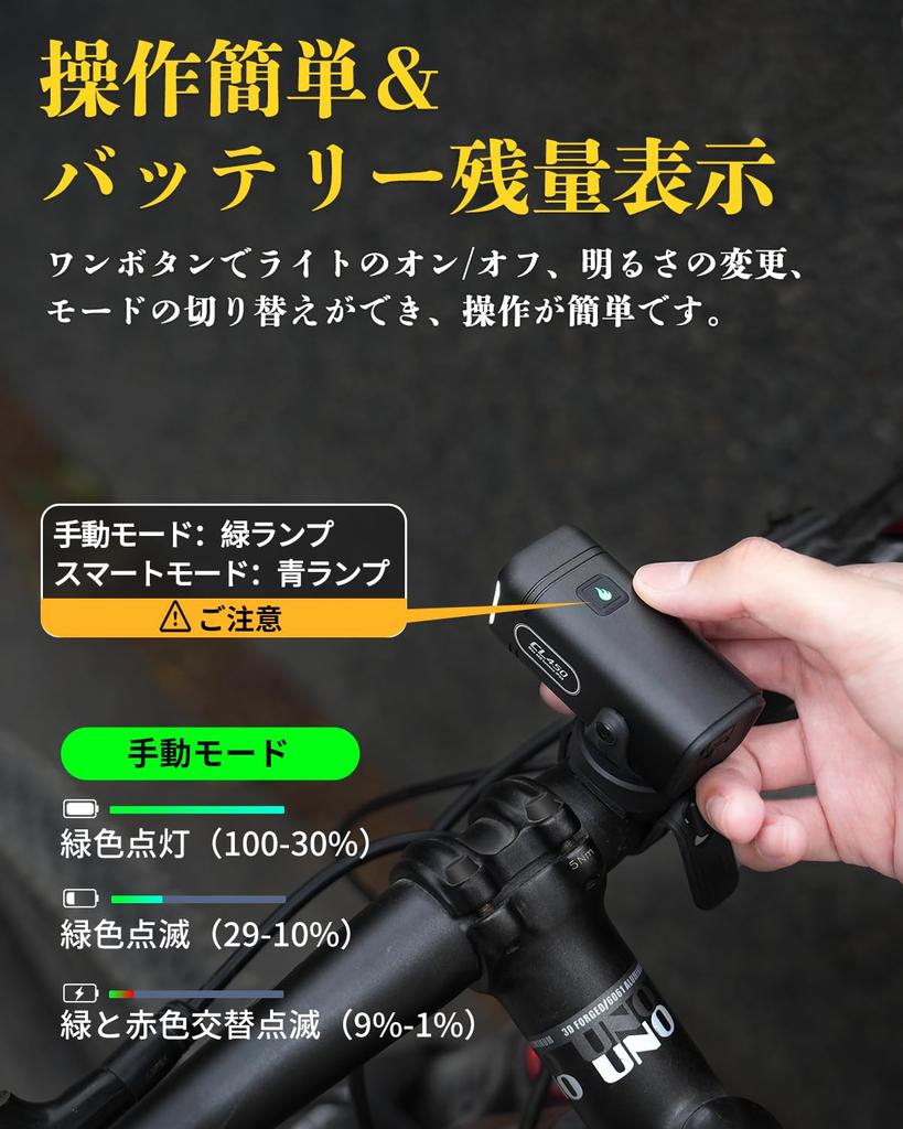 TOWILD CL450 Bicycle Road Bike 450 Auto IPX6 900mAh High Japanese Instruction Manual Perfect for Commuting and School Light, Light, Lumens,
