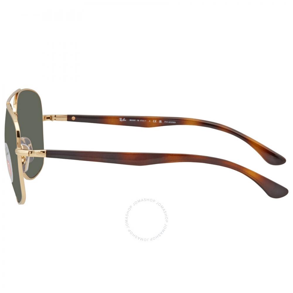Ray Ban Polarized Green Classic G 15 Aviator Unisex sunGlasses Rb3683 001 58 56