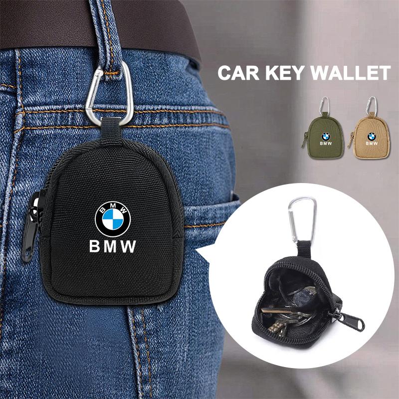 Portable Car Emblem Mini Wallet Bank Card Coin Purses For BMW M Power M3 M4 M5 M6 M7 M8 X1 X3 X5 E39 E46 E60 E90 Performance Jvcr01