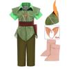 Green Pixie Peter Pan Christmas Costume for Kids