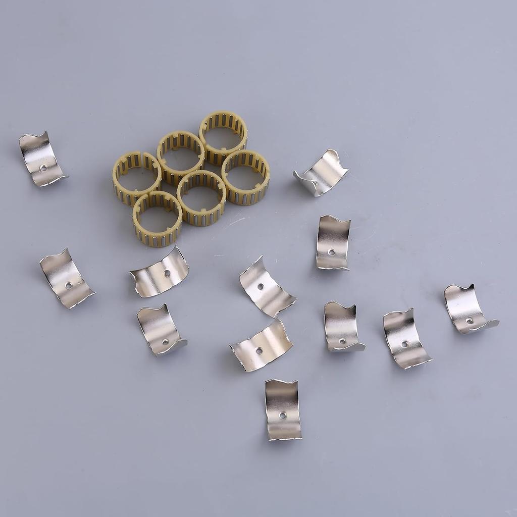 Zestaw 6 łożysk igiełkowych wałka mimośrodowego wałka rozrządu silnika Kompatybilny dla 00-18 X5 F15 E53/70 Zastępuje 11377615379