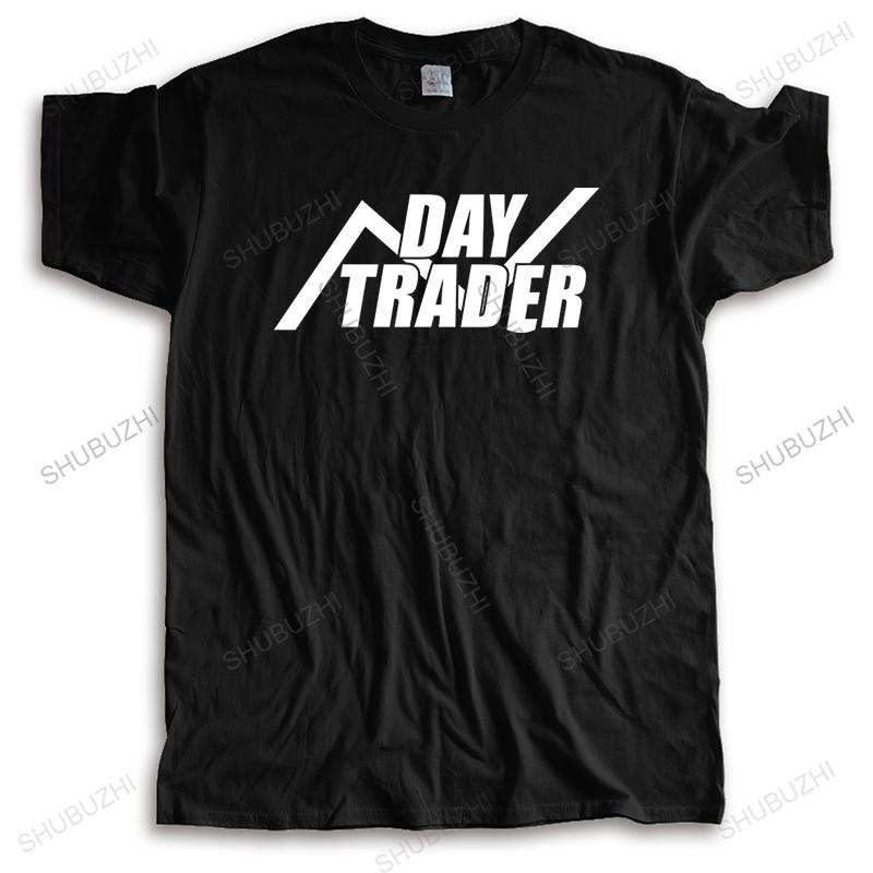 

men cotton tops Man crew neck t-shirt DAY TRADER women unisex tee-shirt casual tees Shubuzhi Brand Cotton T shirt Drop Shipping 5XL різнокольоровий