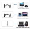 TFFRDN Q7 Wireless Lapel Microphone System Lapel Microphone with Rechargeable Waist Pack and Receiver Wireless Microphone for DS