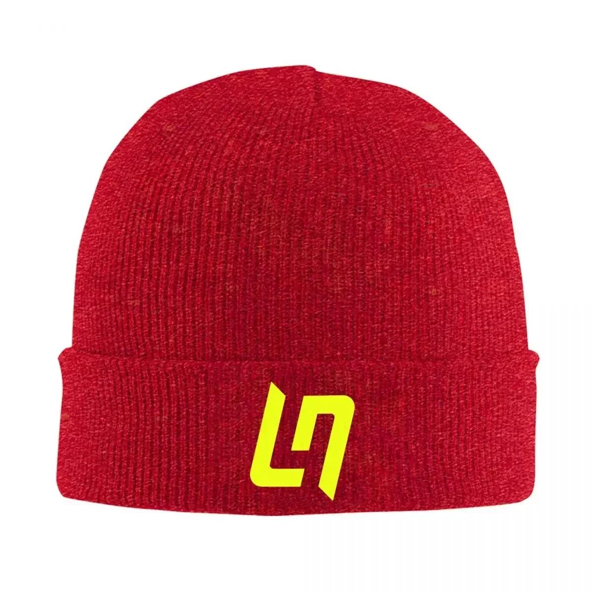 

Lando Norris Logo Knitted Bonnet Caps 100 Acrylic Fashion Keep Warm Hats One Size