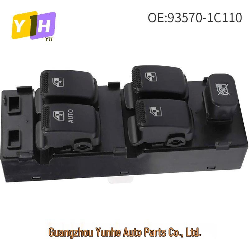 Suitable for 03-10 Hyundai: 93570-1C110 Power Window Control Switch Glass Lifter