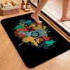 Colorful Game Controllers Patterned Rug Absorbent Nonslip Carpet For Bedroom Kitchen Bathroom Home Decor Halloween Gift