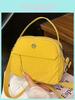 Nylon Handheld Bag With Zipper Closure For Daily Urban Use