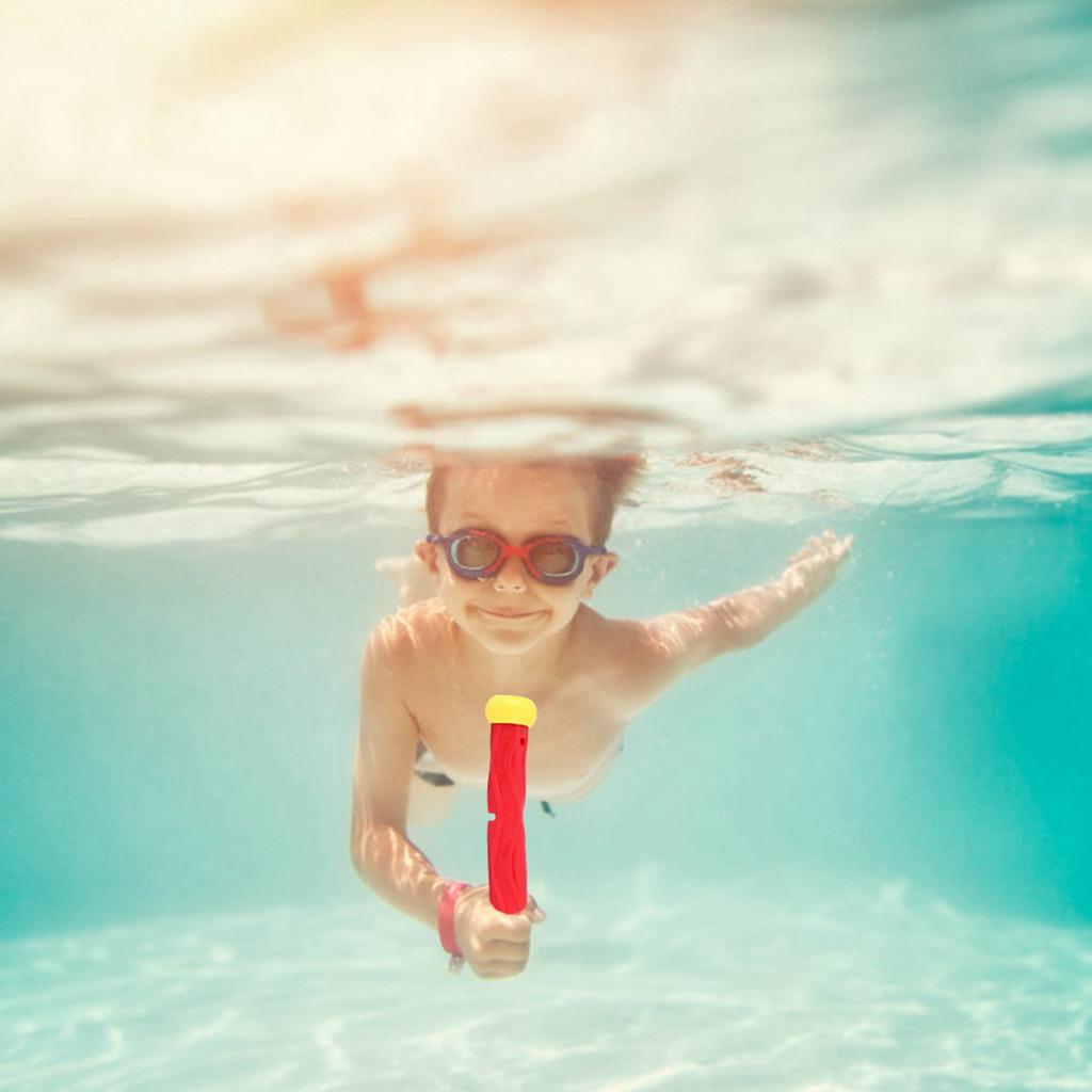 5pcs Kids Swimming Pool Training Toy, Underwater Diving Stick Toys for Children, with Bright Color and Soft Texture, Suitable for Swimming Practice an
