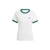 (WMNS) Originals Vrct Graphic T-Shirt Asia Sizing 'White Green' Women's IN4110