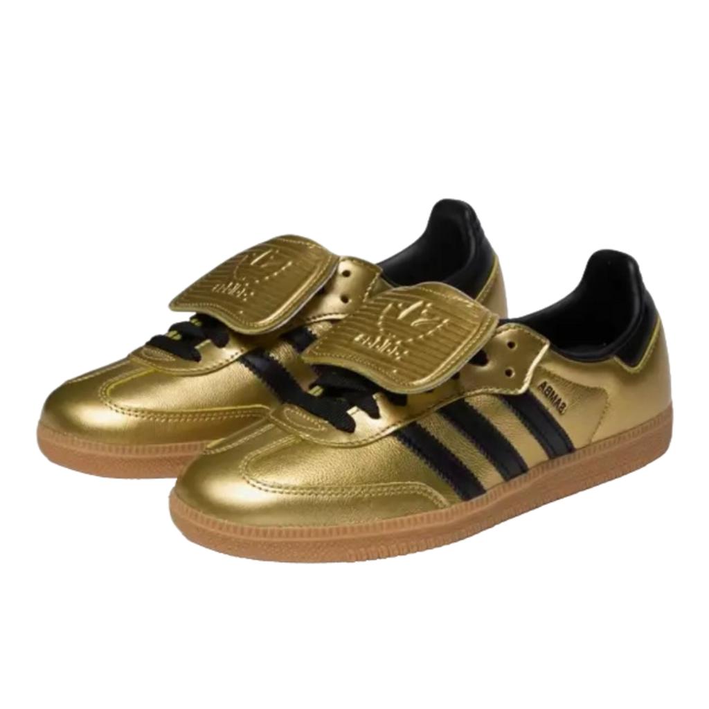 Adidas Samba LT Gold Metallic Black Gum