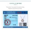BAMOER 925 Sterling Silver Gold Meteor Pendant Necklace Moon and Star Neck Chain for Women Birthday Gift Fine Jewelry