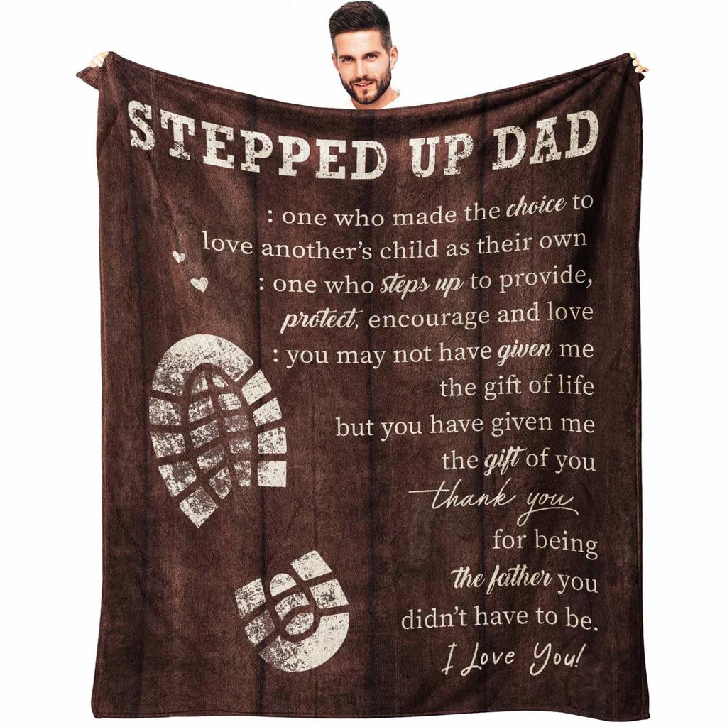 Gift For Dad Blanket Multi-Purpose Printed Blanket Cover Blanket Living Room Decoration Flannel Father'S Day Blanket