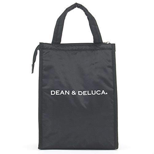 DEAN & DELUCA Women's Cooler Bag, Medium, Insulated, Lightweight, Large Capacity (Black)