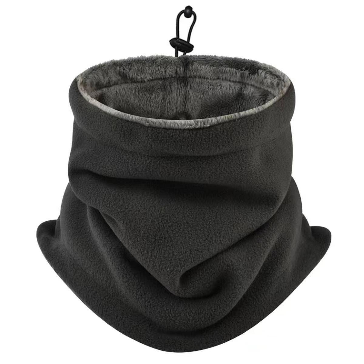 

1PC Men s Heavy-Duty Thermal Balaclava Face Mask - Windproof Fleece Lining & Breathable Neck Gaiter for Skiing, Cycling сірий колір