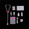 10Pcs/Set Kids Toys Doctor Set Baby Pretend Play Suitcases Medical Kit Simulation Medicine Box With Doll Girl Toy For Children