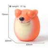 Novelty Simulation Dog Egg Vegetable Squeeze Convex Eye Toys Creative Children's Stress Relieving Toys Pinch Music Fidget Toys