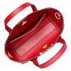 Michael Kors Vincent Logo Print Magnetic Closure Leather Crossbody Shoulder Tote Mini Bag Women Bags Crimson 35F4G2VC0T-2610