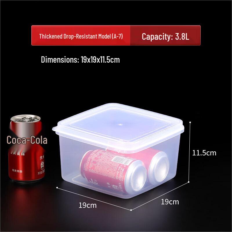 Qiwei Rectangular Transparent Plastic Food Storage Container