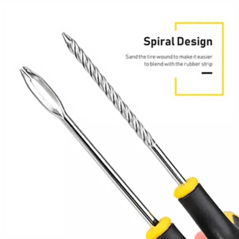 Car Tire Repair Kit Puncture Plug Tools Tyre Puncture Emergency for Tire Strips Stirring Glue Repair Tool Kit Car Accessories