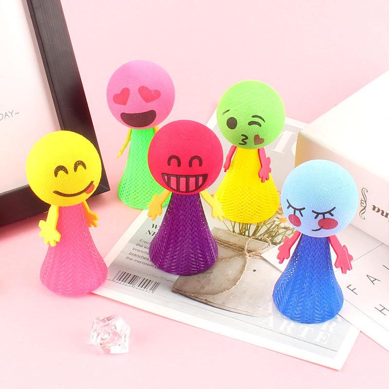 Large Bouncing Elf Eva Spring Villain Decompression Bouncing People Children Gifts Doll Toys Wholesale