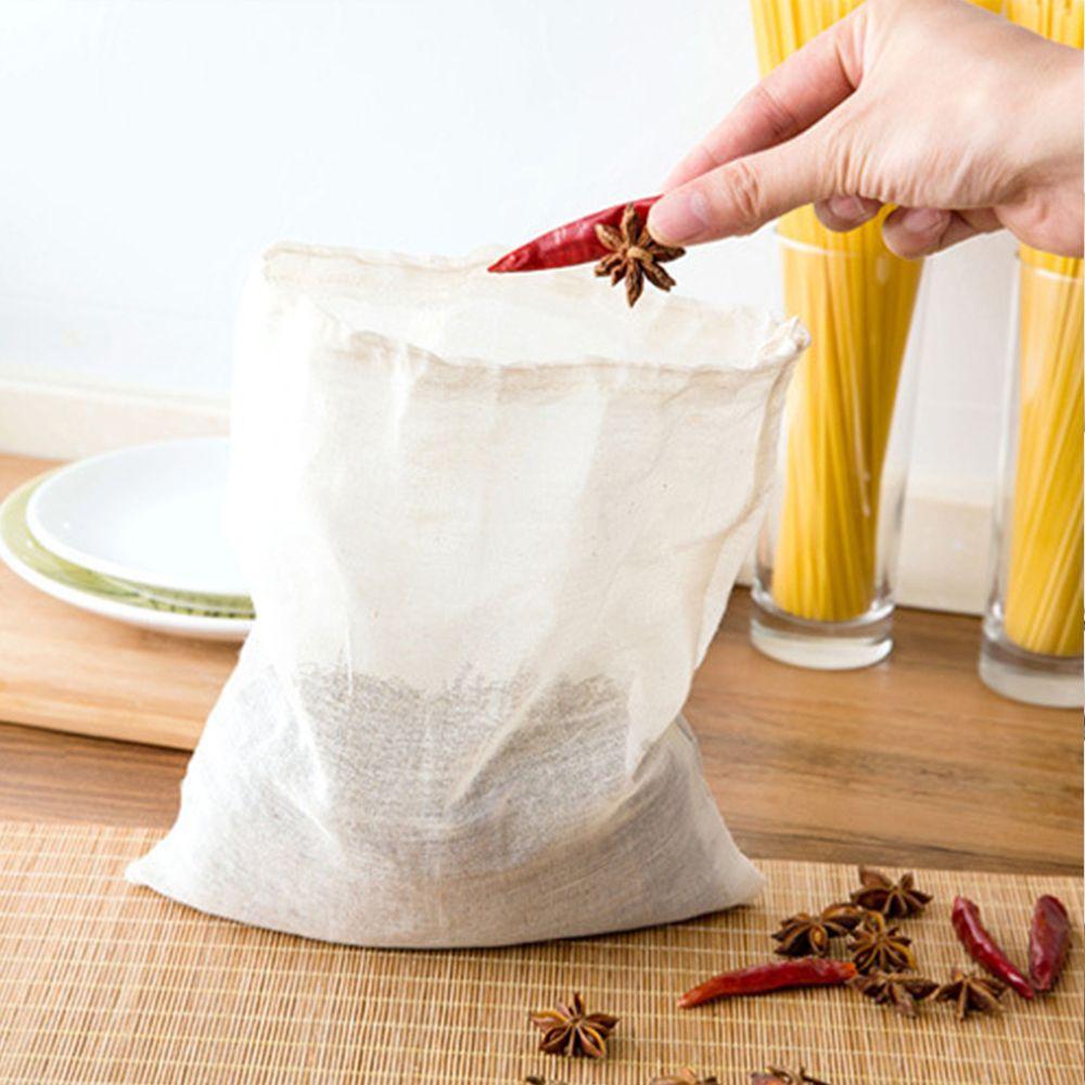 1/3/5PCS Cooking Food Colander Slag Bags Wine Strainer Strainer Mesh Cotton Filter Bag Nut Milk