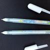 2PCS Color Photo Album 0.8 MM Gel Pen Cute White Ink Pen Unisex Pen Gift for Kids Office Stationery
