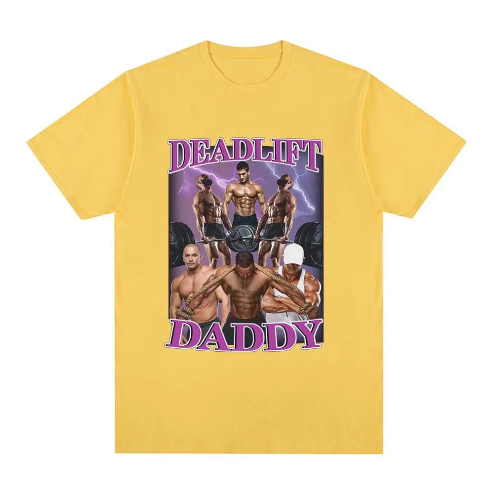 

Смешная футболка с графикой мема про папу-становой тяги, для мужчин и женщин, модная, в стиле хип-хоп, ретро, с коротким рукавом, футболка большого размера 4XL