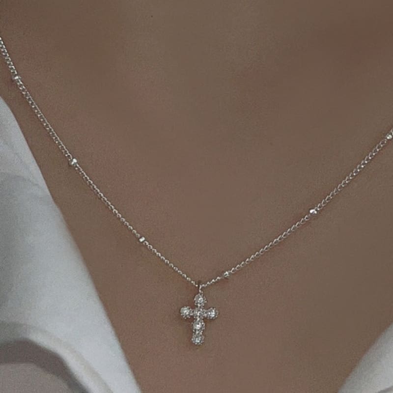 

my omelet [92.5 silver]arwen cross necklace 42cm