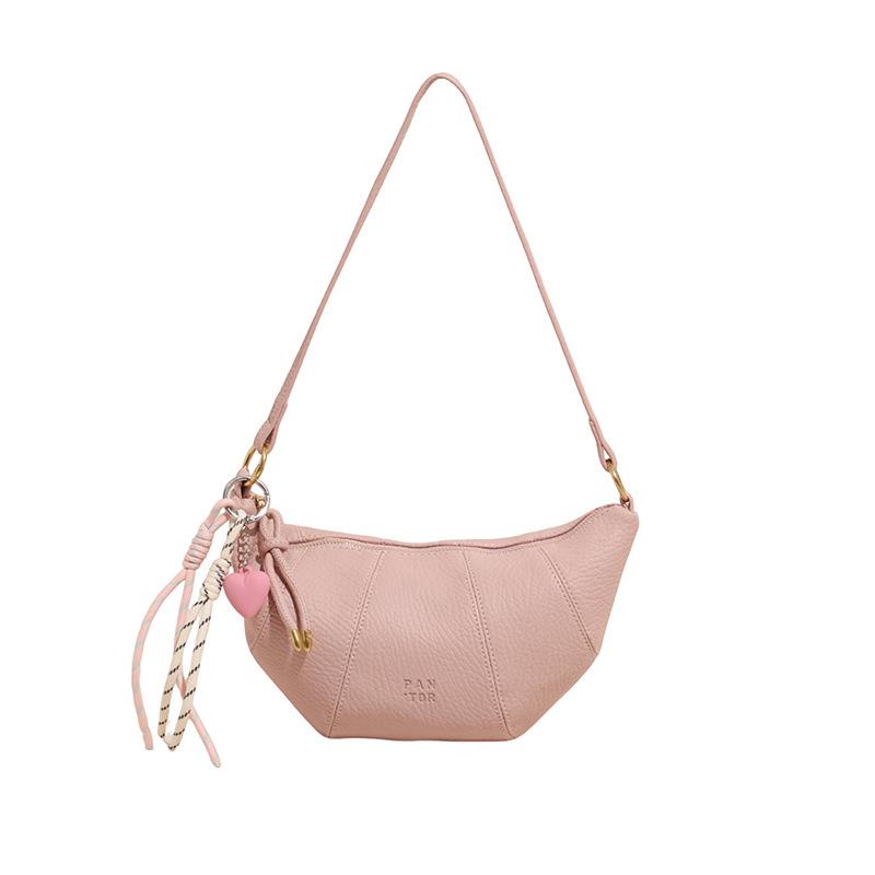 Mode Splicing Einfache Knödeltasche 2025 Neue Ausländischer Stil Schultertasche Weiche Ledertextur Messenger Damentasche