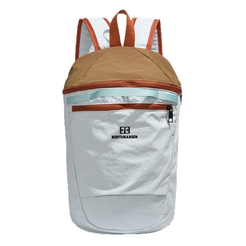 Summer New Leisure Travel Bag College Wind Contrasting Color Backpack Large Capacity High School Student Schoolbag