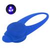 Dog Collar Pendant Light Waterproof Dog Neck Pendant LED Safety Light with Stainless Steel Clips