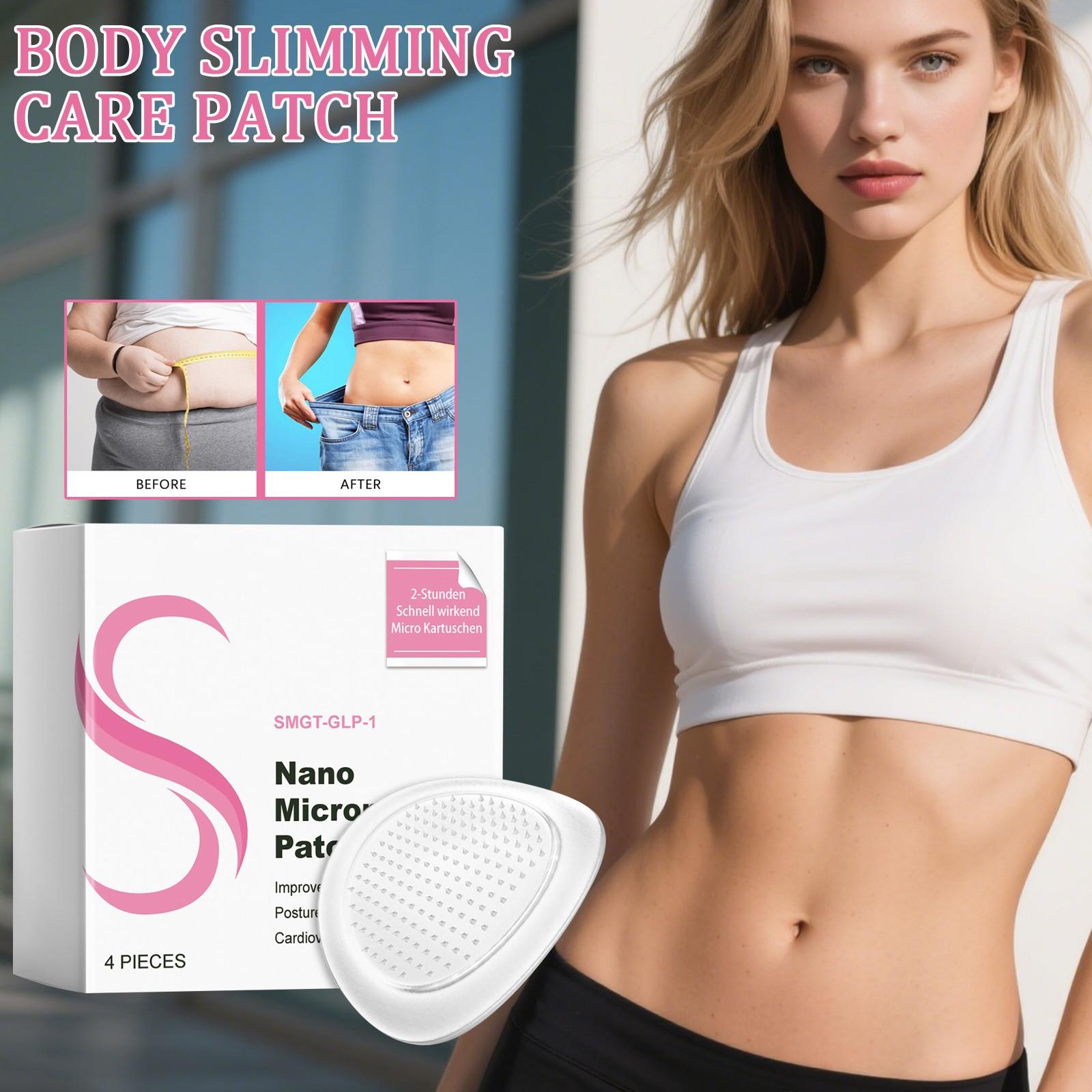 

1шт Нано-пластырь с микроиглами, пластырь для похудения, подтягивающий нитевой пластырь для улучшения ухода за кожей (4 шт./кор.) One Size