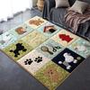 2025 New Poodle Carpet Rug for Living Room Bedroom Home Sofa Decoration,Kids play Non-slip Floor Mat100