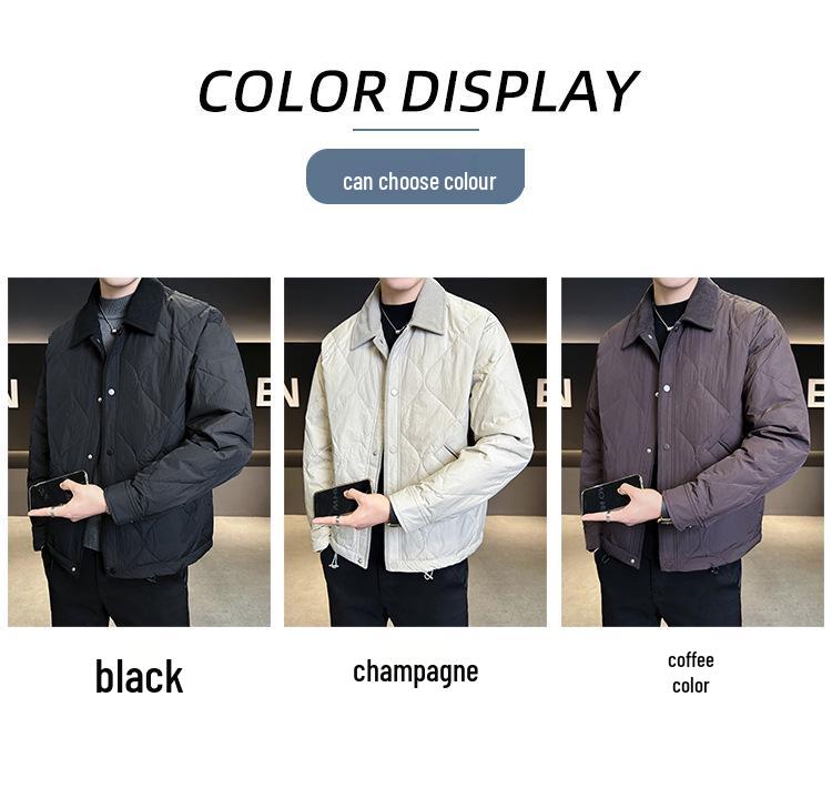 Men’s Trendy Lightweight Down Jacket | Winter 2025 Casual Style