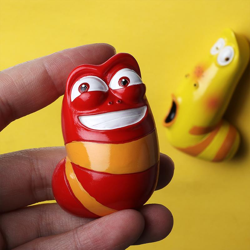 Funny Bug Refrigerator Sticker Stinky Bug Korean Funny Bug Handmade 3D Refrigerator Sticker Magnetic Sticker Cartoon Decorative