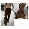 WASSUP AMAZING Women's High-Waist Flared Casual Pants