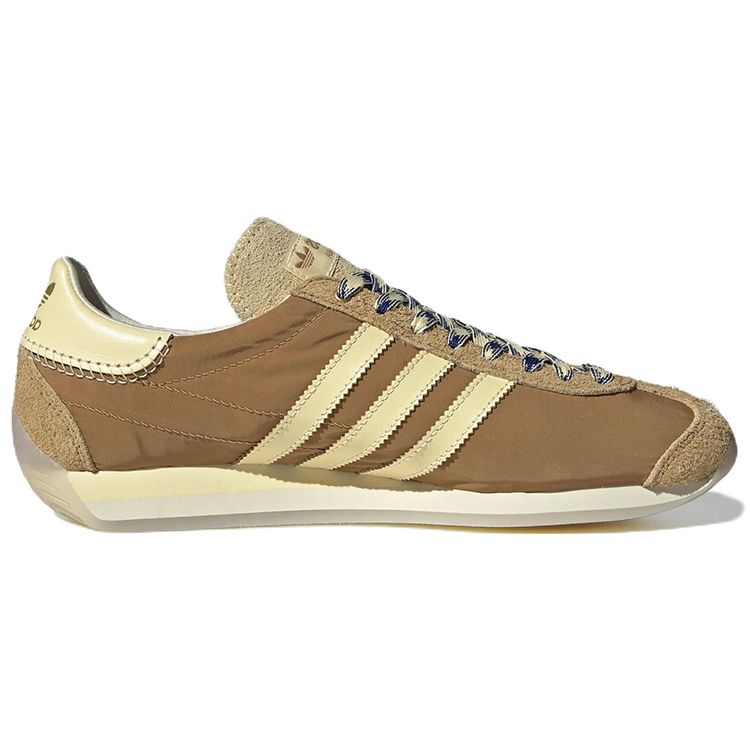 Wales Bonner X Adidas Country Mesa Easy Yellow Unisex Sneakers Tan Cream-White GW1388