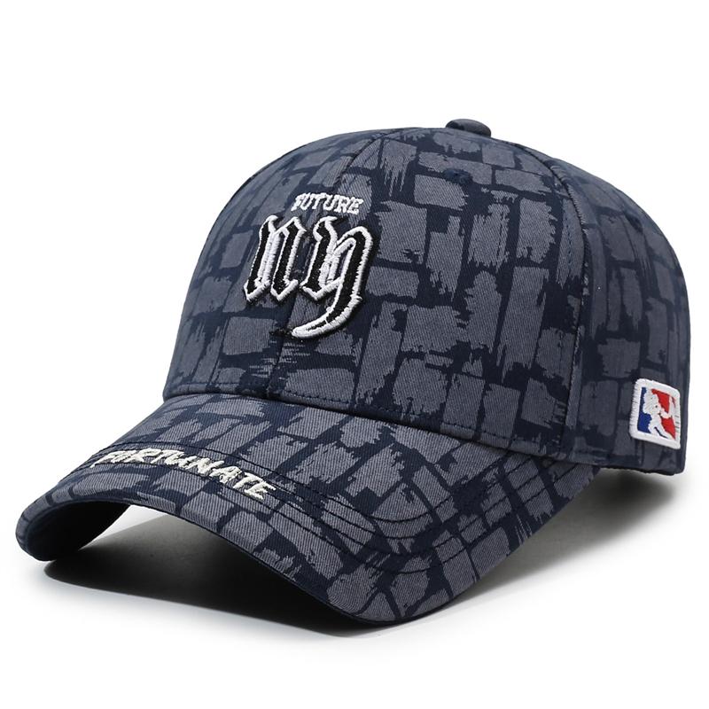 Letter Embroidery Baseball Cap for Unisex Sunshade Cap Outdoor Cap
