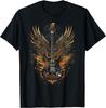 Rock & Roll Guitar with Wings T-Shirt