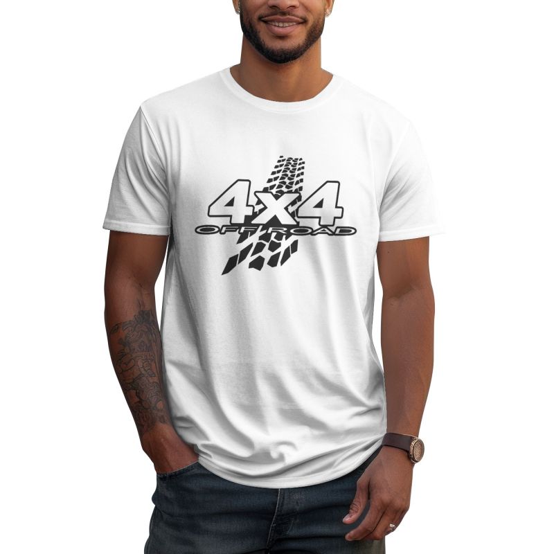 Custom 4x4 Off Road Print Graphic T Shirt Male Cotton Short Sleeve Tees Tops Men Casual Oversized Tshirts Streetwear