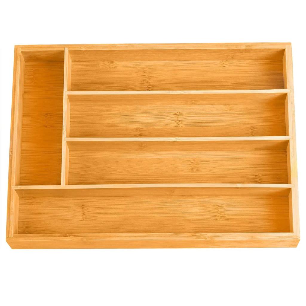 Лоток органайзер для столовых приборов Supretto бамбуковый (91830001)