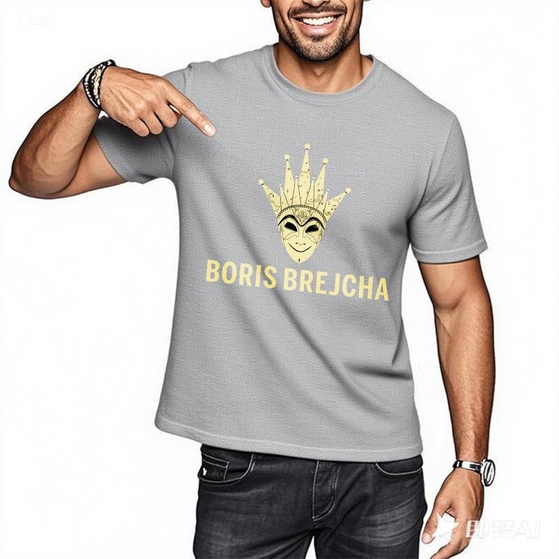 Funny Tshirt Comfortable New Teeshirts Boris Brecha Crown Design Vintage Streetwear Tshirts Retro Casual Quick Dry T Shirt