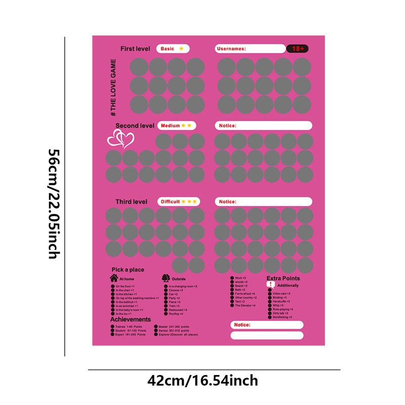 100 Things To Do Between Couples Couples Games Bedroom Scratch Off Poster 100 Dates Scratch Off List Celebrate Memorable Moments