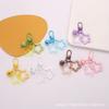 Star Bell Pendant Cute Keyring Hollow Star Charm Keychain Bag Pendant Keyholder