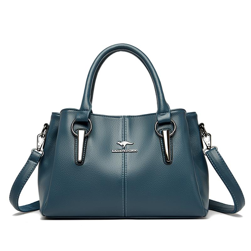 

3-слойные женские сумки Высококачественные сумки кроссбоди из мягкой кожи Дизайнерские вместительные наплечные сумки для женщин