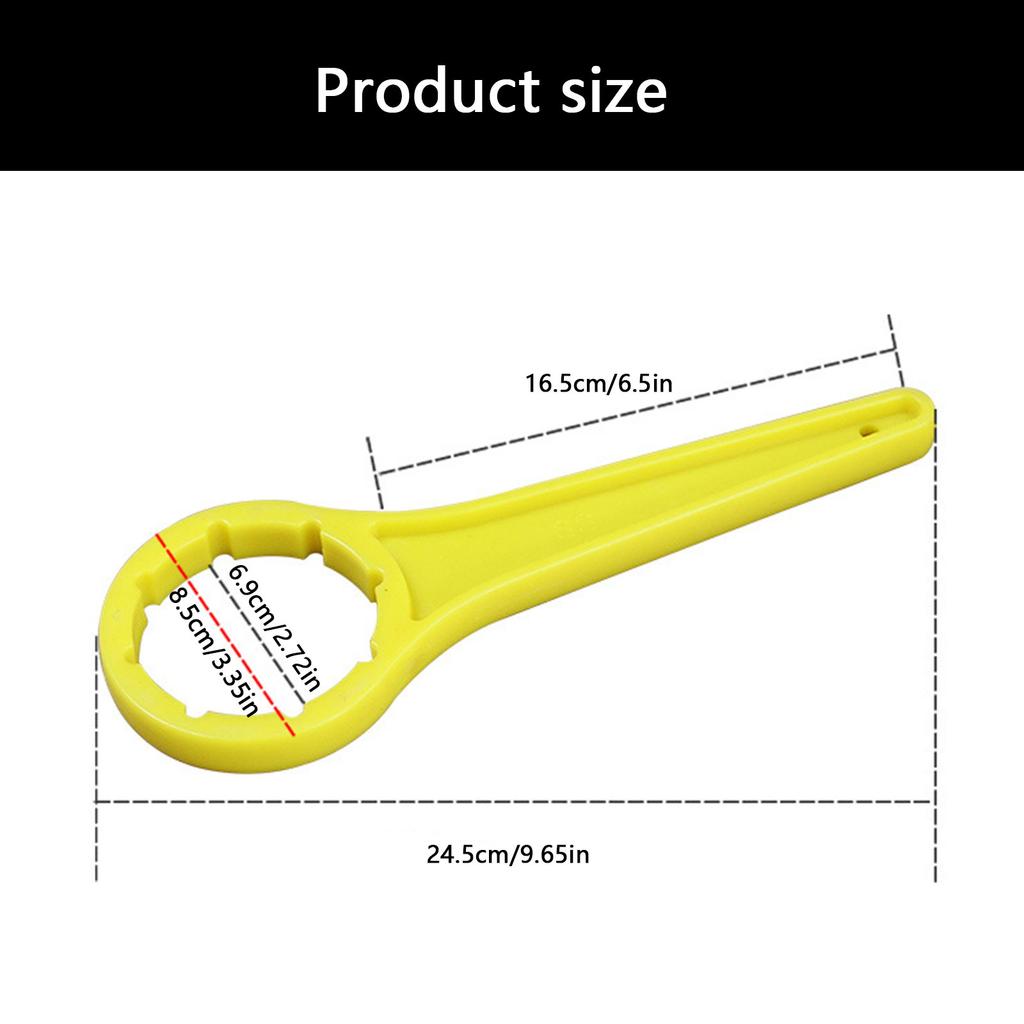 Lid Opener Tool Lightweight Plastic Construction Safe Not Slip Grip Container Lid Twist Opener For Household Barrels